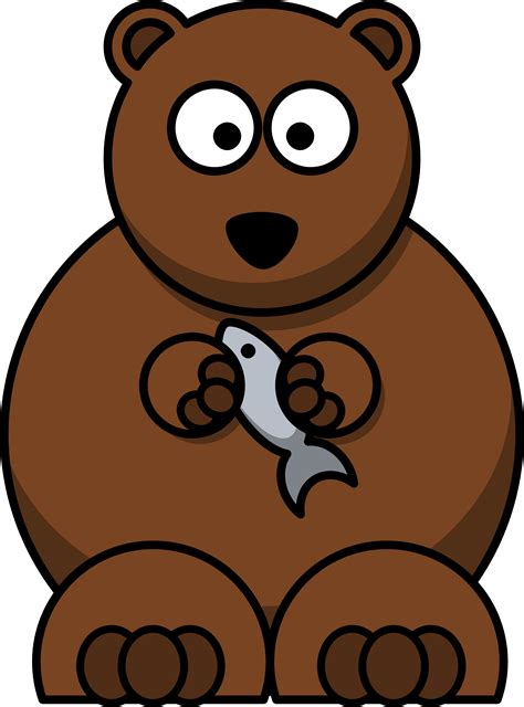 Cute Brown Bear Clipart