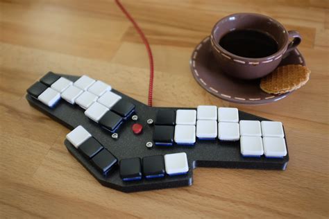 Ready to start the day with my new steno keyboard : r/ErgoMechKeyboards