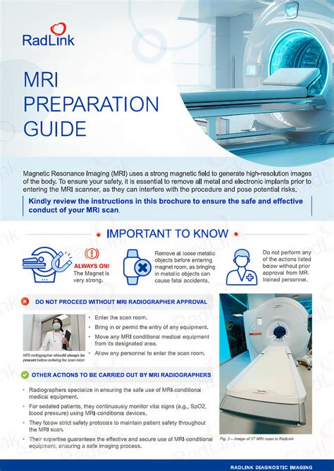 Mri Preparation For