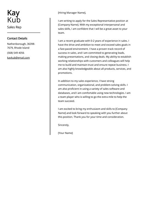 Cover Letter For Sales Job With No Experience at vanaddilynnblog Blog