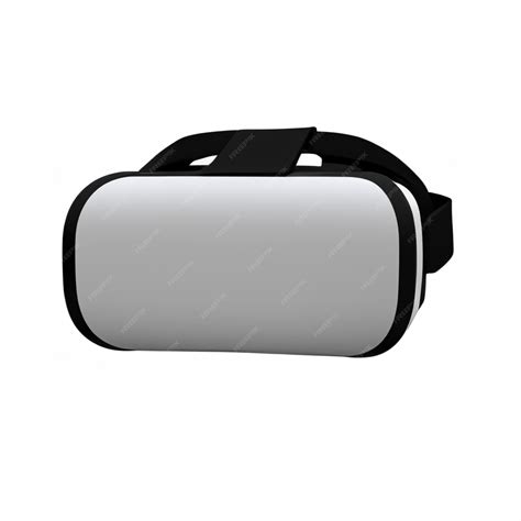 Vr headset on white backgrounds | Premium Photo