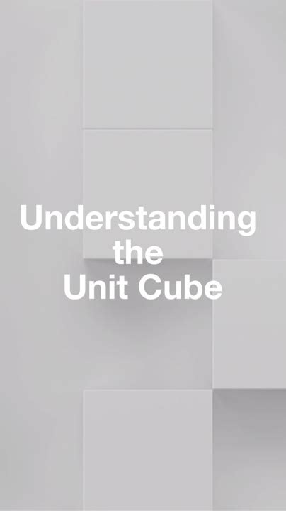 Image result for Unit Cube