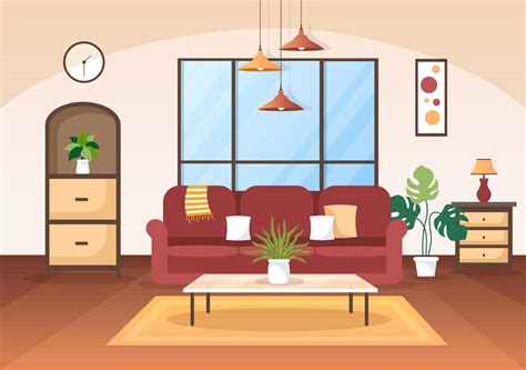 Living Room Clipart Vector Art, Icons, and Graphics for Free Download