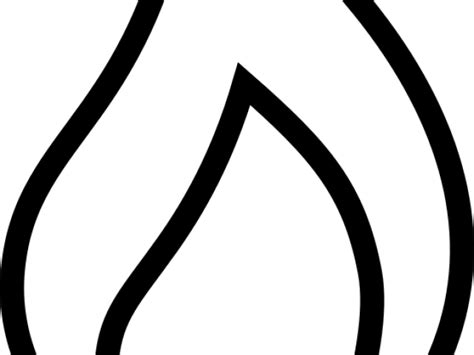 Download HD Flame Outline Cliparts - Clip Art Transparent PNG Image ...