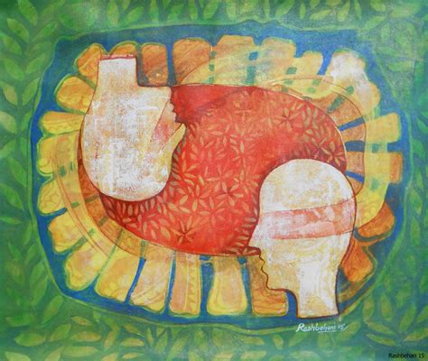 Buy Painting Love 01 Artwork No 8710 by Indian Artist Rashbehari Dutta