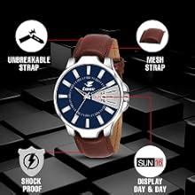 Buy Espoir Analog White Dial Day and Date Boy's and Men's Watch ...