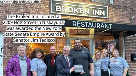 Niskayuna’s The Broken Inn gets NYS Senate Empire Award – NEWS10 ABC