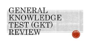 Image result for Gkt Study Guide Book