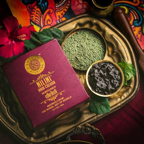 Nilini Ayurvedic Burgundy Hair Color | Shesha Ayurveda
