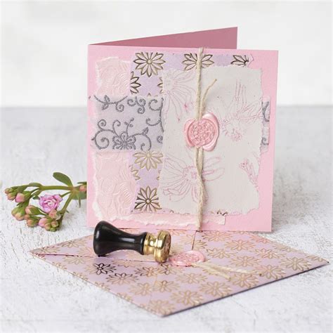 Image result for Using Hand Made Paper for Cards