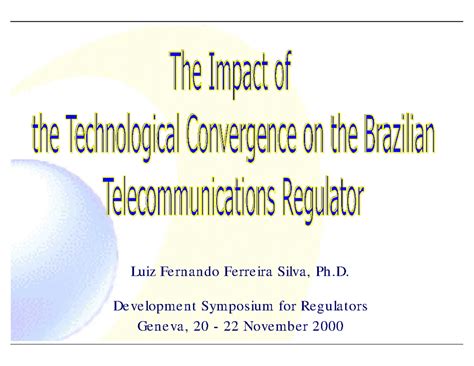 Technological Convergence Regulations: Insights from the 2022 Symposium ...