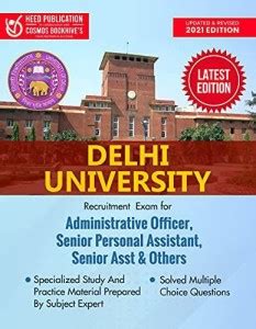 Delhi University Recruitment For Administrative Officer, Senior ...