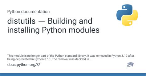 Image result for Distutils Python
