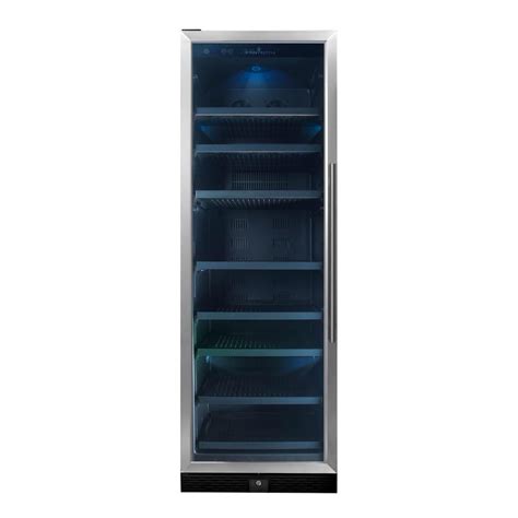 72" Beverage Fridge With Glass Door, Stainless Steel Trim — Luxury Wine ...