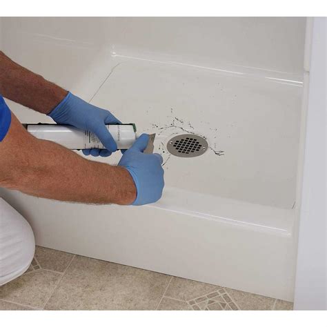 22 in. W x 40 in. L Shower Floor Repair Inlay Kit - Shop Hardware Tools ...