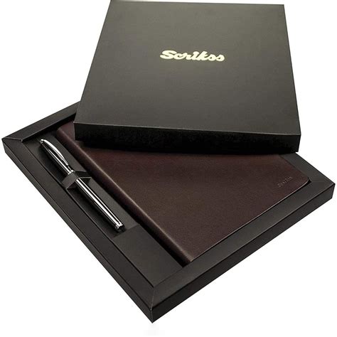 Scrikss | Chester Notebook A5 | Pen Set | Black – AARCAAI