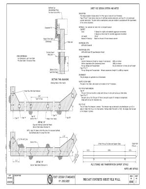 Fillable Online precast concrete sheet pile wall Fax Email Print ...