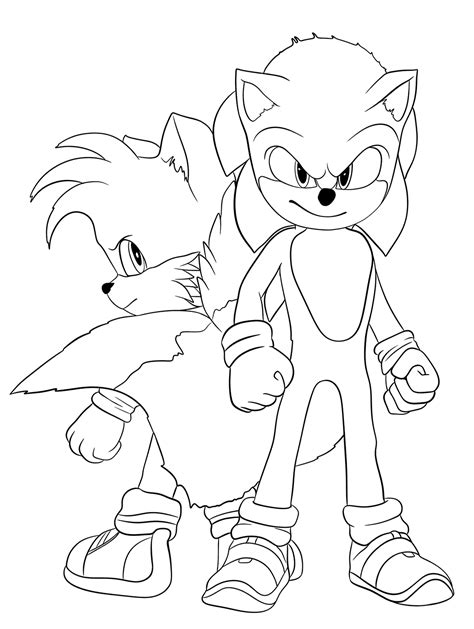 Sonic Christmas Coloring Pages