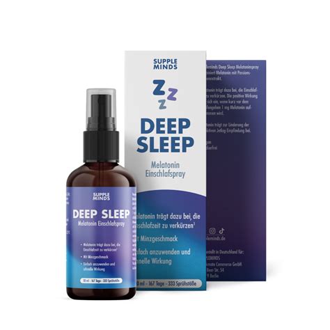 Deep Sleep Spray – Einschlafhilfe mit Melatonin