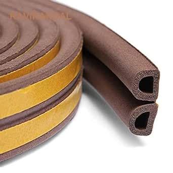 RAVIRANDAL D Shaped Self-Adhesive EPDM Doors and Windows Sealing Strip ...