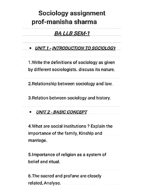 Image result for Sociology Lecture Notes PDF