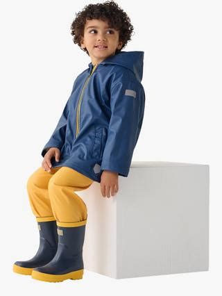 Hatley Kids' Waterproof Rain Jacket, Navy