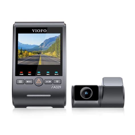 VIOFO A329S 2CH 4K 60FPS+2K HDR Dash Cam with Sony STARVIS 2 Sensor, B ...
