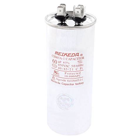 CBB65A-1 AC450V 60uF 50/60Hz Motor Run Capacitor for Air Conditioners ...