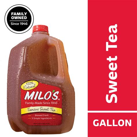 Milos Famous Sweet Tea, 100% Natural, 128 fl oz Nepal | Ubuy