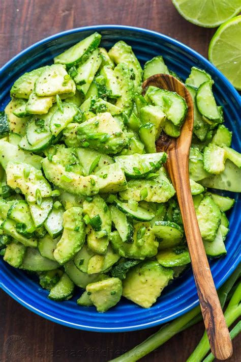 Avocado Cucumber Salad Recipe - NatashasKitchen.com