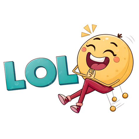Laughing Emoji Sitting On Lol Text For World Laughter Day, World ...