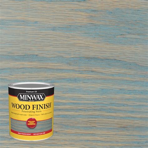 Minwax Wood Finish Oil-based Vintage Blue Mw288 Semi-transparent ...