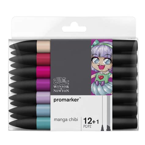 W&N ProMarker - Alcohol Based - Manga Chibi Set | Art Lounge
