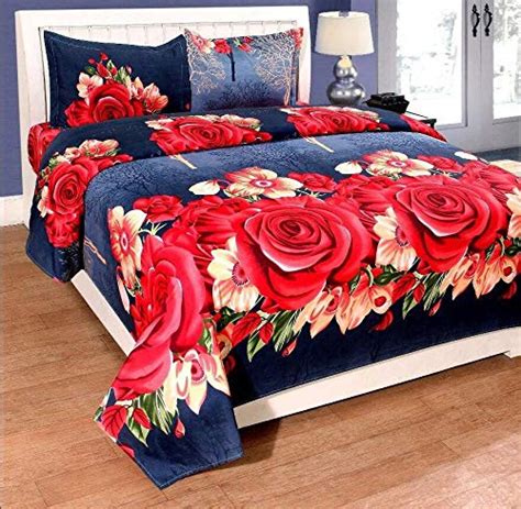 SHIVI CREATION Prime Collection 144 TC 3D Printed Poly Cotton Double ...