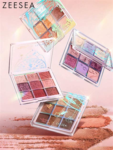 Zeesea アリスドリームランドアイシャドウ9色パレット、メイクやスマッジがしやすく、長時間持続するアイシャドウパレット | SHEIN JAPAN