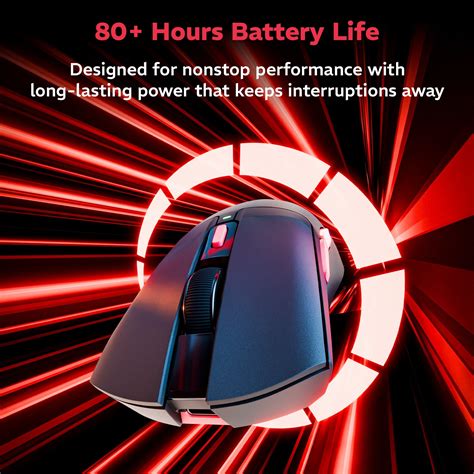 daWg Slay 50 Wireless & Bluetooth Gaming Mouse - PAW 3311 Sensor