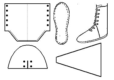 Image result for Doll Boot Patterns