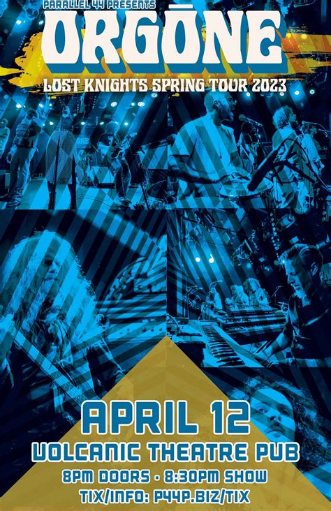 ORGONE w/ Brother Gabe Trio Tickets at Volcanic Theater Pub in Bend by ...