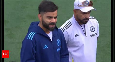 Virat Kohli: Day after 'shoulder-bump', Virat Kohli inspires team and ...