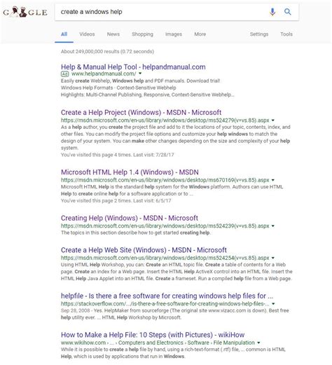 Image result for WinHelp to HTML Help Conversion