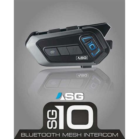 ASG SG10 Bluetooth Mesh Intercom – AH Helmets