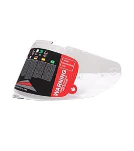 SMK Helmets - Typhoon Helmet Visor - Color - Clear : Amazon.in: Car ...