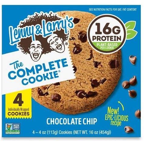 Lenny & Larry's The Complete Cookie Multipack - 16g Protein Chocolate ...