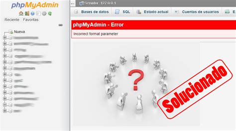 phpMyAdmin Error Incorrect Format Parameter Hestia 的图像结果