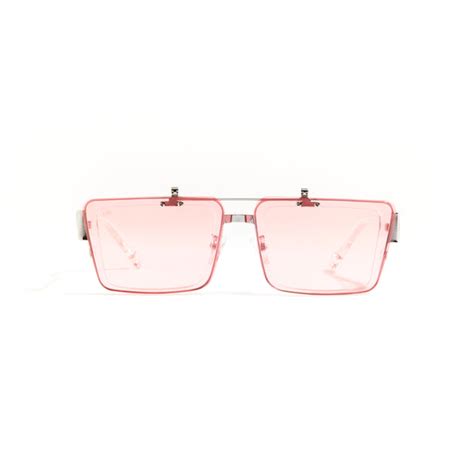Happy Hippie //002 Clear/Transparent + Antiglare Red Sunglass – Urban ...