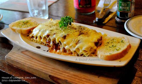 A Sinful Appetite: House of LASAGNA: true to its name