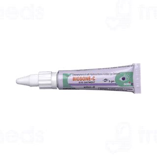 Biosone C 105 Mg Eye Ointment 3 Gm - Uses, Side Effects, Dosage, Price ...