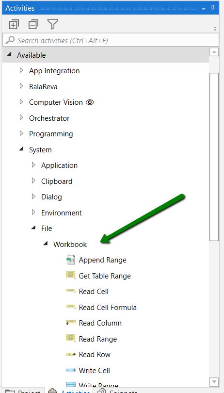 Image result for UiPath Excel Activities