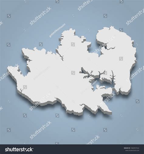 3d Isometric Map Batam Island Indonesia Stock Vector (Royalty Free) 1960957222 | Shutterstock