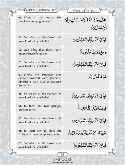 Surah Rahman - Online Download Translation PDF